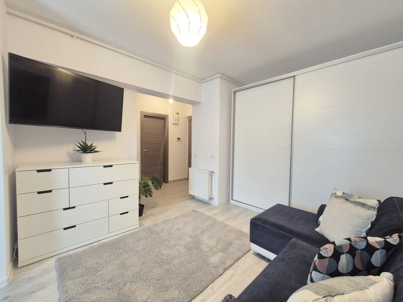 Doua camere, ap. superb mobilat, parcare, 8 minute metrou Nicolae Teclu, comision 0%,