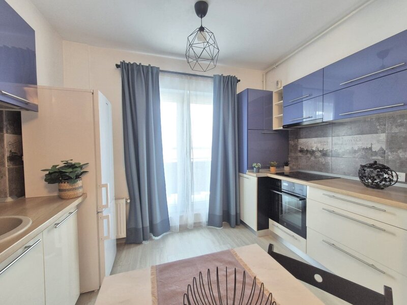 Doua camere, ap. superb mobilat, parcare, 8 minute metrou Nicolae Teclu, comision 0%,